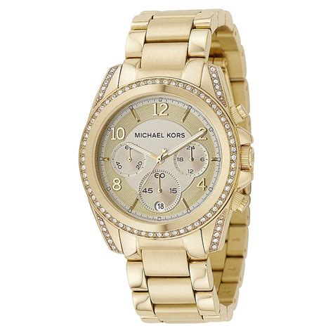 original michael kors uhr damenuhr mk5166 blair farbe gold neu|michael kors watch mk5166.